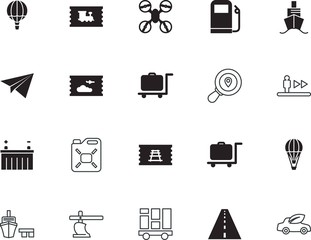 transport vector icon set such as: modern, company, terminal, global, plowing, goods, silicone walley, s, public, winter, chemical, cartoon, down, aviation, natural, clean, jerrycan, icons, asphalt