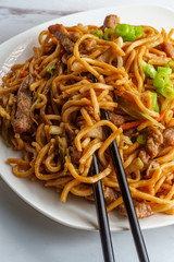 Chinese Beef Lo Mein