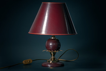 Old vintage lamp -  crime novel genre