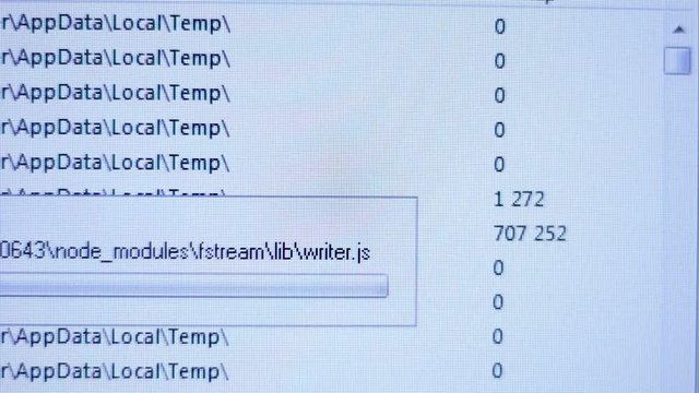 scanning files in computer system