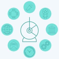 Astronaut vector icon sign symbol