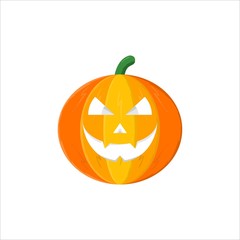 Halloween Horror Face Logo Vector Template