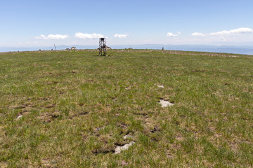 Obraz premium Landscape from Belmeken Peak, Rila mountain, Bulgaria