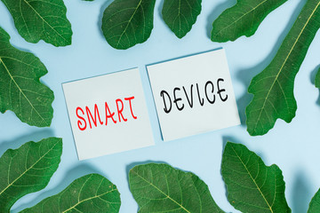 Handwriting text writing Smart Device. Conceptual photo Electronic gadget that able to connect share interact with user