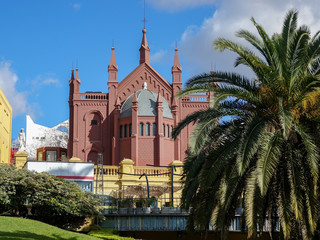 Naklejka premium Plaza Dante in Recoleta, Buenos Aires, Argentina