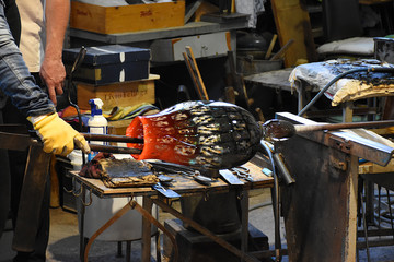 Murano glass blowing - Venice
