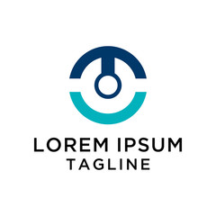 initial letter logo M Tech, logo template