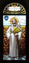 San Colombo - Vetrata in chiesa