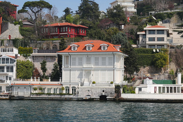 Naklejka premium Buildings in Istanbul City, Turkey