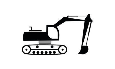 Excavator vector