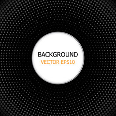 circle dotted, dark background vector