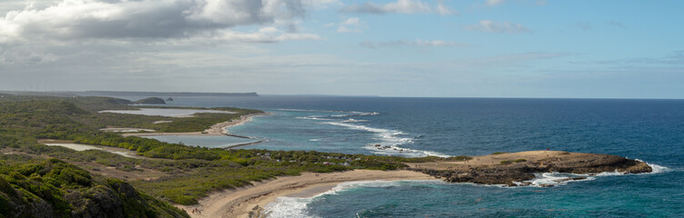 Panorama Pointe des Châteaux Saint François Terre de Haut Guadeloupe France