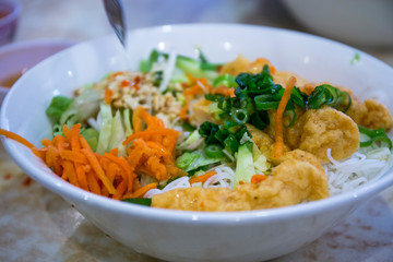 Sugarcane Prawn with Vermicelli with chill sauce