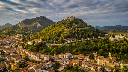 Vista aerea della Rocca di Monselice © MARCO