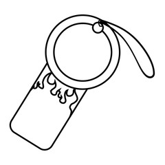 money symbol with ribbon vector illustration