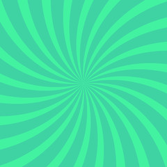 Green swirl background, poster design template, vector illustration