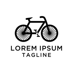 Fototapeta na wymiar Abstract Bycicle Logo Design Template