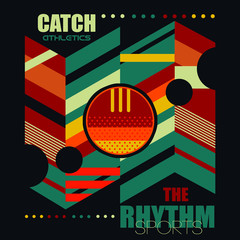 Obraz premium sports fashion graphic design