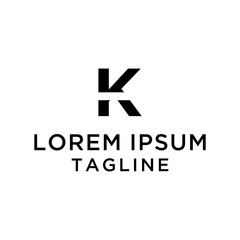 initial letter logo TK,KT, logo template