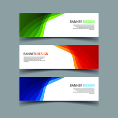 Vector Abstract design banner web template