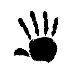 hand human isolated icon vector illustration