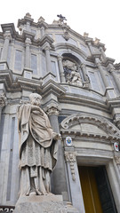 Fototapeta na wymiar Italy, Catania ancient building and infrastructure