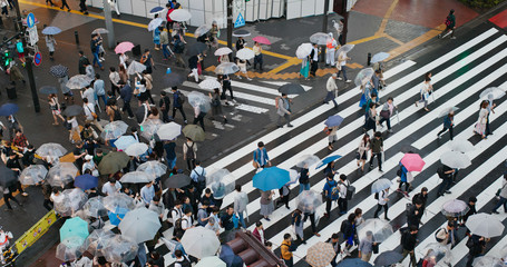 Ikebukuro district in Japan