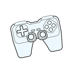 video game control icon vector illustration