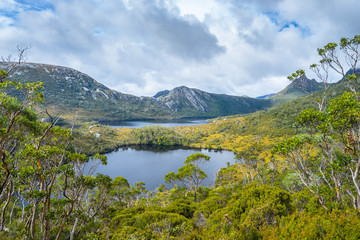 Cradle mountain lookout in Tasmania