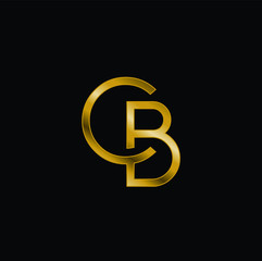 luxury letter cb vector download