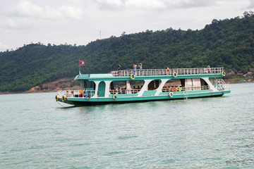 Beautiful in Nature, Scenic view of Nam Ngeum Lake In Laos