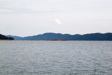 Beautiful in Nature, Scenic view of Nam Ngeum Lake In Laos