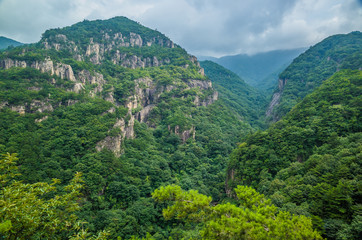 Fototapeta na wymiar 산이 있는 풍경