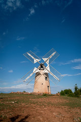 Fototapeta na wymiar Windmill In South Of France