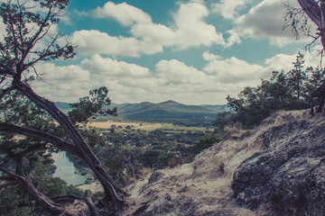 view from the top of mountain