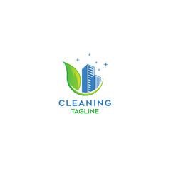 Modern Cleaning company logo template