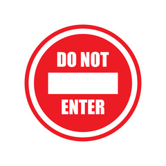 stop sign icon vector design template