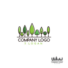 outdoor , park logo . trees logo