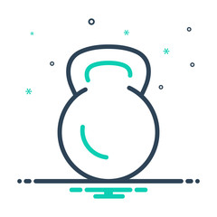 mix icon for dumbbell 