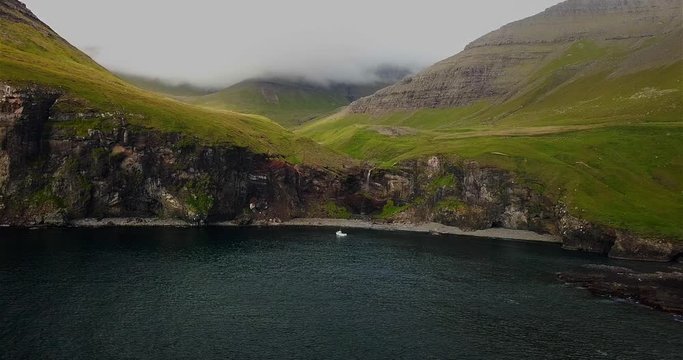Faroe Islands - Views - Aerial & Boat Footage
