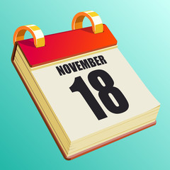 November 18 on Red Calendar