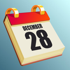 December 28 on Red Calendar