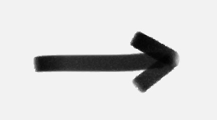 Arrow vector marker black icon