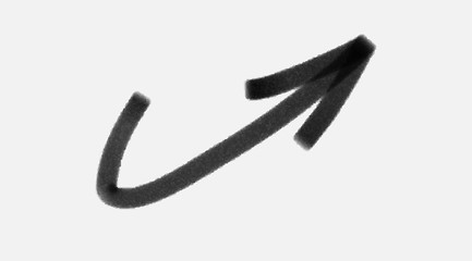 Arrow vector marker black icon