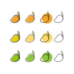 mango flat icon vector design