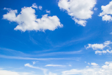 blue sky with white clouds on day light