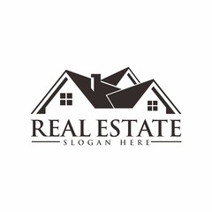 Real estate, home, house icon logo design template vector illustration