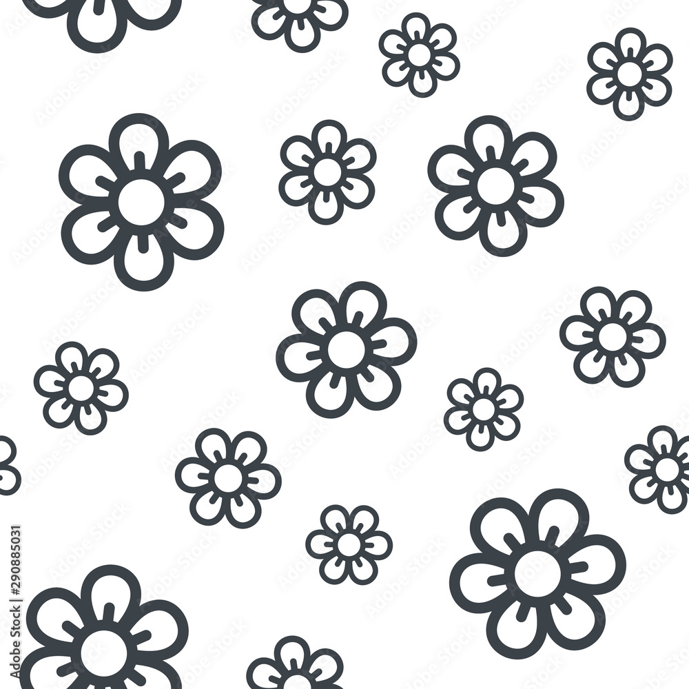 Poster flower seamless pattern. seamless pattern with flowers. vector illustration. vector texture. vector 