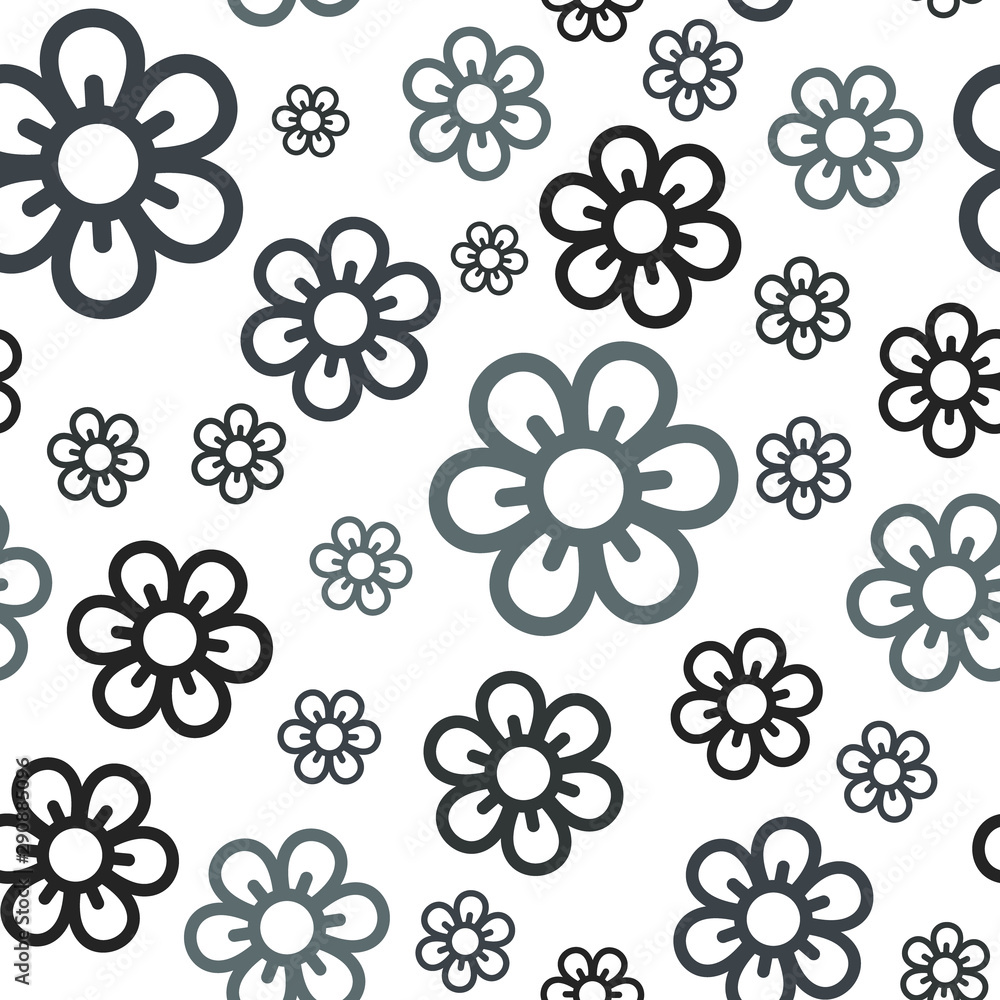 Poster flower seamless pattern. seamless pattern with flowers. vector illustration. vector texture. vector 