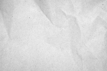 White color paper are crumpled texture background.
